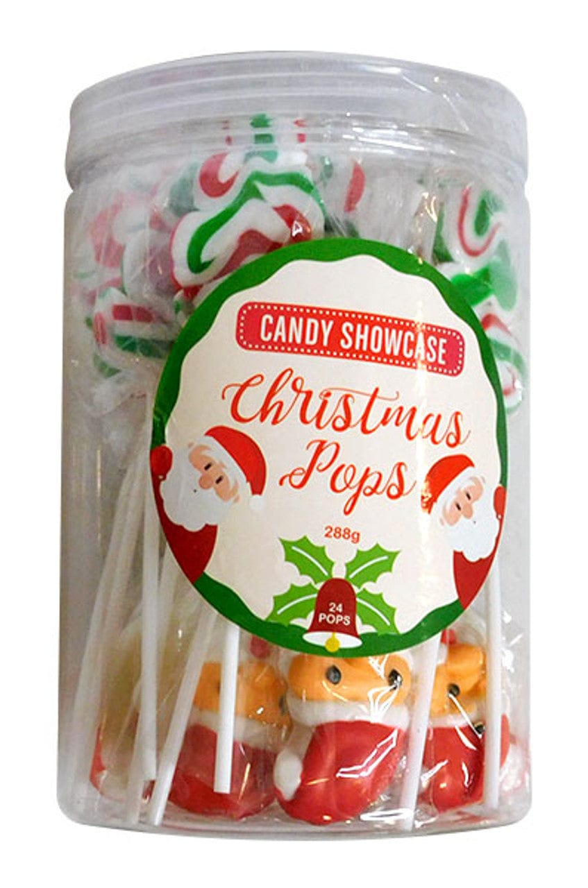 Christmas Tree and Santa Lollipops (24pc Jar) Goody Goody Gum Drops online lolly shop