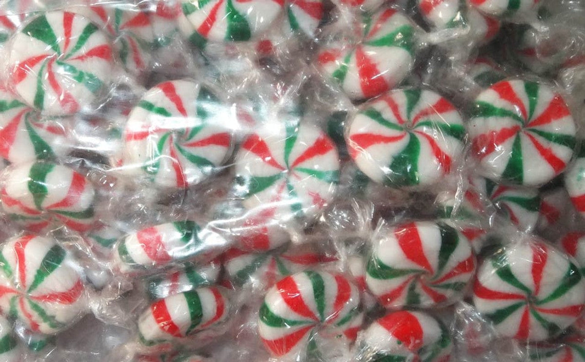 Christmas Green-Red-White Wrapped Mints 1 Kg Goody Goody Gum Drops online lolly shop