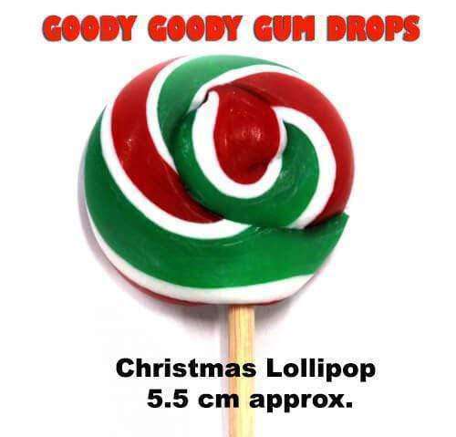 Gourmet Christmas Lollipops Family Pack of 5 Lollipops Goody Goody Gum Drops online lolly shop