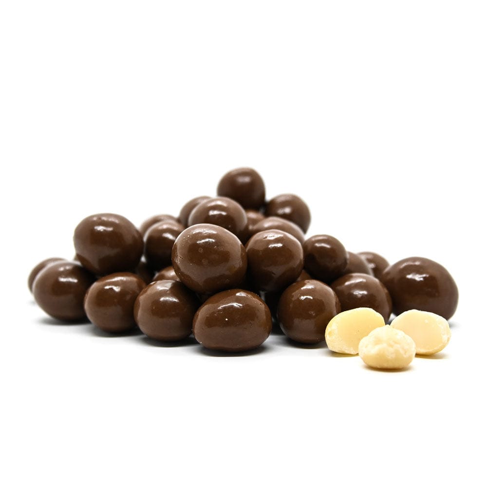 Gourmet Milk Chocolate Macadamia Nuts - Chocolate Indulgence. Goody Goody Gum Drops online lolly shop
