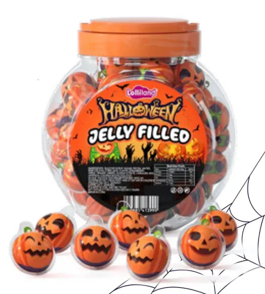 Halloween Jelly Filled Pumpkins (300g jar) Goody Goody Gum Drops online lolly shop