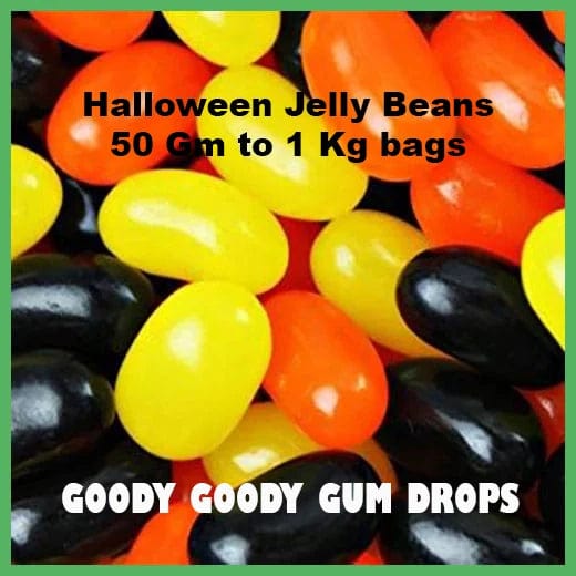 Halloween Mini Jelly Beans 50 Gm bags Goody Goody Gum Drops online lolly shop