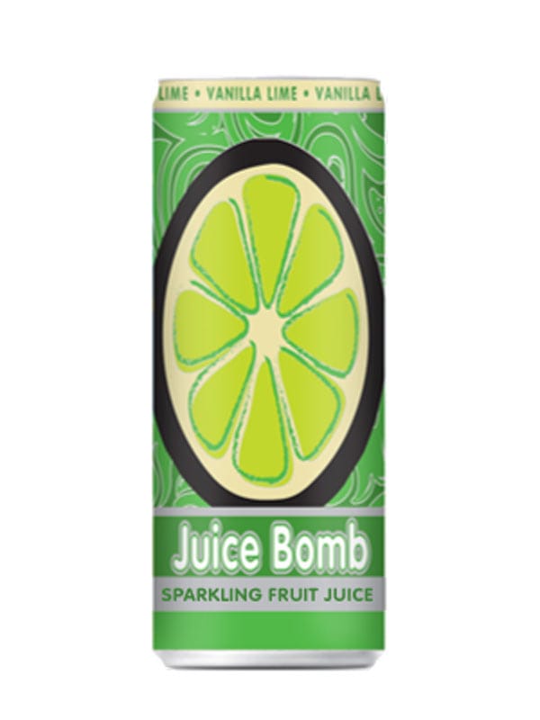 Juice Bomb Sparkling Fruit Juice - 24 x 250 ml cans (Less than $2.50 per can) Goody Goody Gum Drops online lolly shop