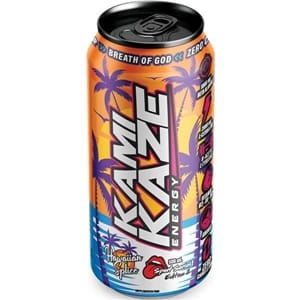 Kamikaze Energy Drink - Hawaiian Splice - 12 x 500 ml cans Goody Goody Gum Drops online lolly shop