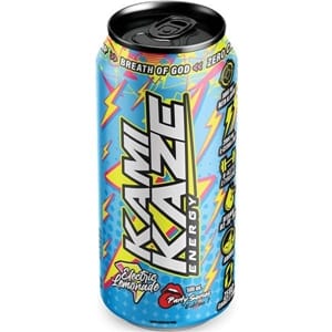 Kamikaze Energy Drink - Lemonade - 12 x 500 ml cans Goody Goody Gum Drops online lolly shop