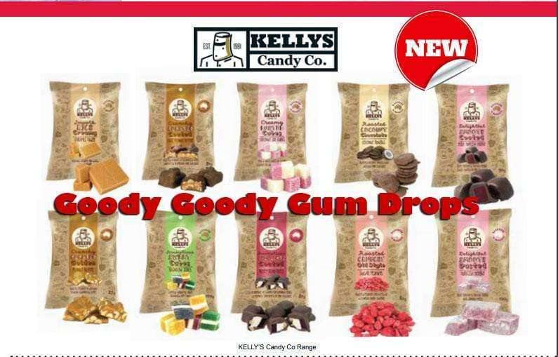 Kelly's Peanut Brittle (8 x 85 Gm bags) Goody Goody Gum Drops online lolly shop