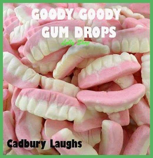 Cadbury Laughs 10 Kg Bulk Box Goody Goody Gum Drops online lolly shop
