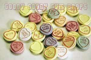 Love Hearts - Conversation Hearts - 8 x tubes of 25 = 200 Lollies Goody Goody Gum Drops online lolly shop