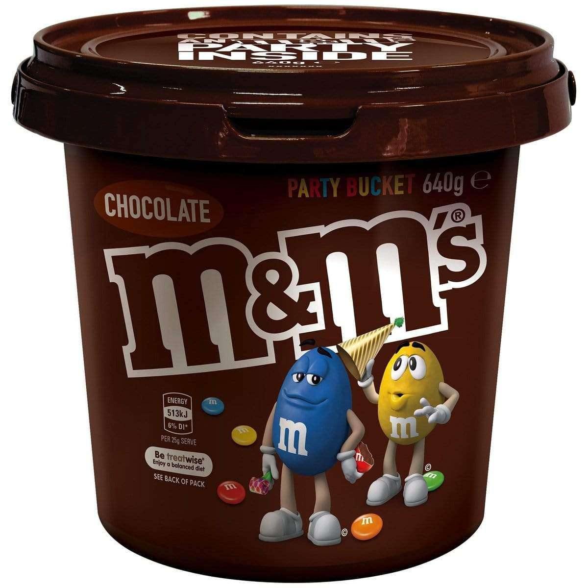 M&amp;M Party Bucket 640 Gm Goody Goody Gum Drops online lolly shop