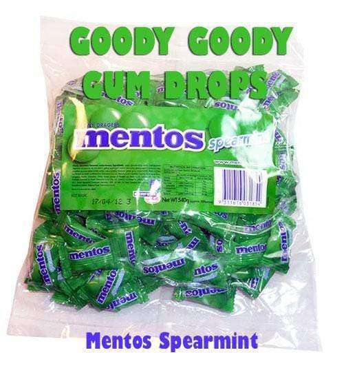 Mentos Pillow Packs SPEARMINT Goody Goody Gum Drops online lolly shop