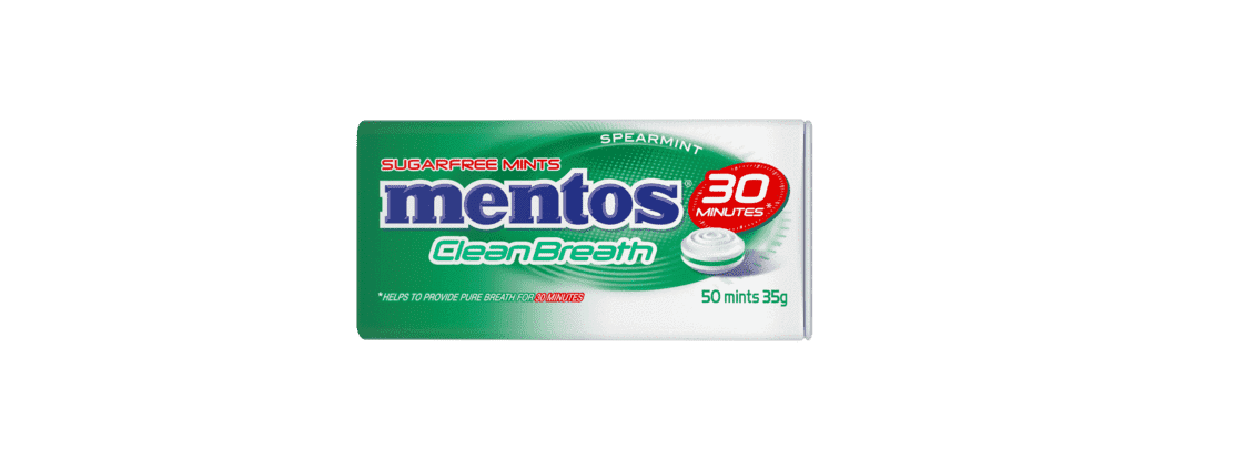 Mentos Sugar Free Clean Breath Spearmint Goody Goody Gum Drops online lolly shop