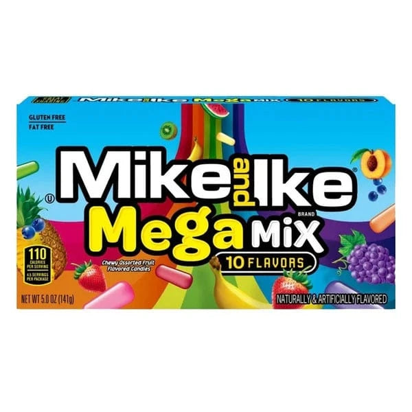 MIKE & IKE Mega Mix CANDY FROM USA (12 x 120 Gm boxes) Goody Goody Gum Drops online lolly shop