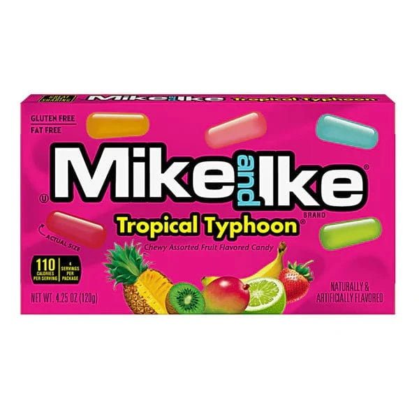 MIKE &amp; IKE Tropical Typhoon CANDY FROM USA (12 x 120 Gm boxes) Goody Goody Gum Drops online lolly shop