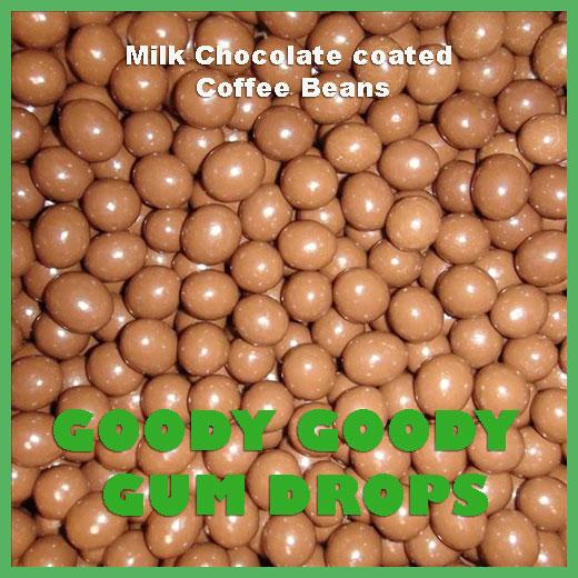 Milk Chocolate coated Coffee Beans 250 GmPack Goody Goody Gum Drops online lolly shop