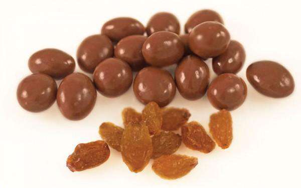 Chocolate coated Sultanas 1 Kg Goody Goody Gum Drops online lolly shop
