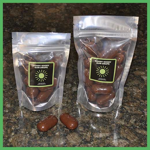 Milk Chocolate JUMBO Licorice Bullets Pouch Packs Goody Goody Gum Drops online lolly shop