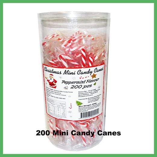 Mini Candy Canes 200 pieces Goody Goody Gum Drops online lolly shop