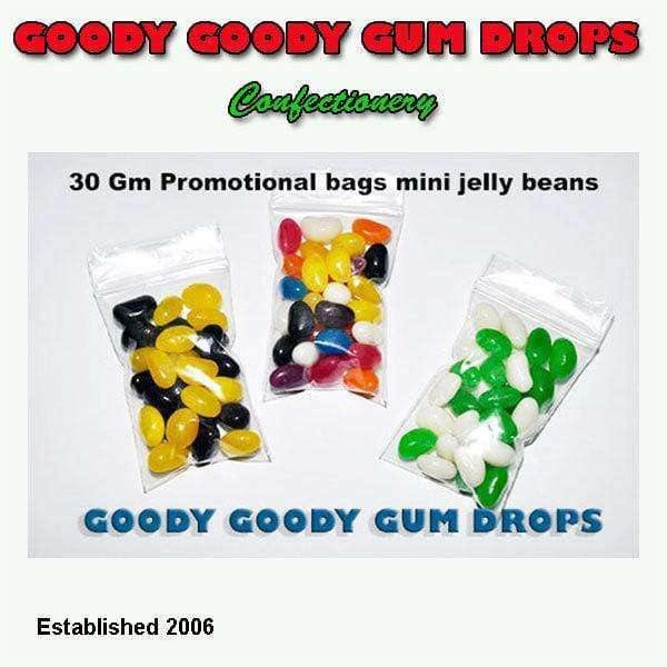 Mini Jelly Beans - You choose the colours - 100 x 30 Gm Bags Goody Goody Gum Drops online lolly shop