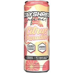 Oxyshred Citrus Paradise | 355 ml x 12 Cans Goody Goody Gum Drops online lolly shop