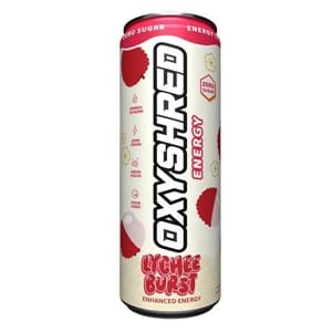 Oxyshred RTD Lychee Burst | 355 ml x 12 Cans Goody Goody Gum Drops online lolly shop