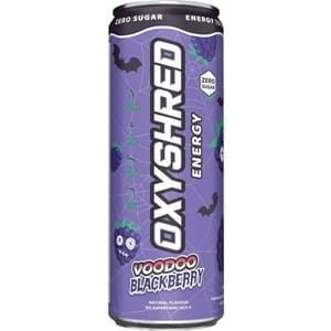 Oxyshred Voodoo Blackberry | 355 ml x 12 Cans Goody Goody Gum Drops online lolly shop