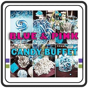 Pink &amp; Blue Candy Buffet Package Goody Goody Gum Drops online lolly shop