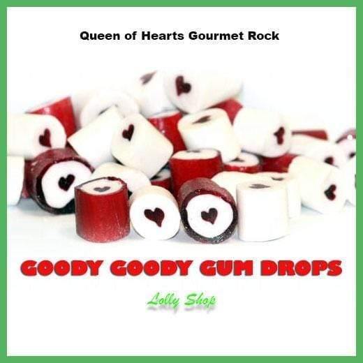 Queen of Hearts Gourmet Rock 1 Kg Goody Goody Gum Drops online lolly shop