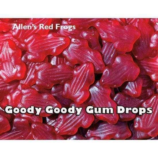 Red Frogs (2 per bag) witRed Frogs (2 per bag) with custom label - h custom label - 200 x Bags Goody Goody Gum Drops online lolly shop