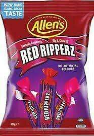 Allen&#39;s Red Ripperz Sticks 800 Gm Goody Goody Gum Drops online lolly shop
