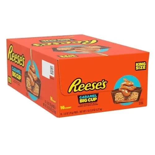 REESE'S CARAMEL BIG CUP from USA (16x39 Gm units) Goody Goody Gum Drops online lolly shop