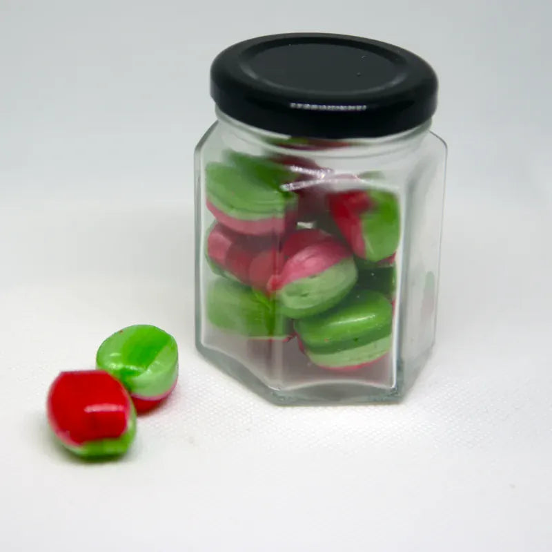 Rosey Apple 70 Gm in Glass jars Goody Goody Gum Drops online lolly shop