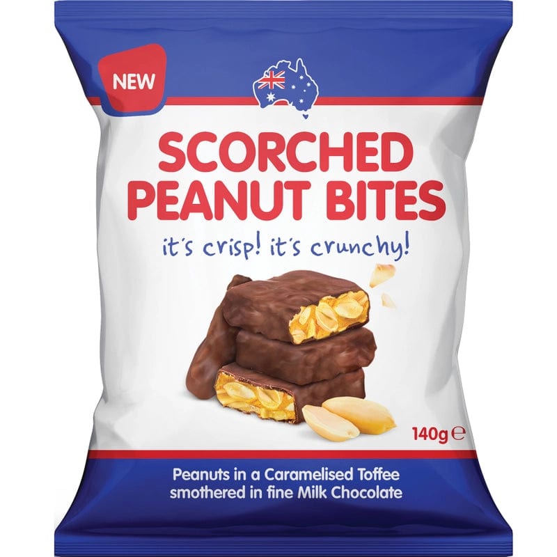 Scorched Peanut Bites 140 gm Goody Goody Gum Drops online lolly shop