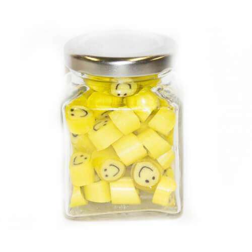 Smile Gourmet Rock in 70 Gm Glass Jars (14 jars) Goody Goody Gum Drops online lolly shop