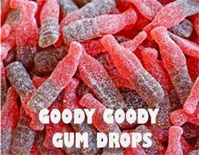 Sour Raspberry Cola Bottles 2 Kg Goody Goody Gum Drops online lolly shop