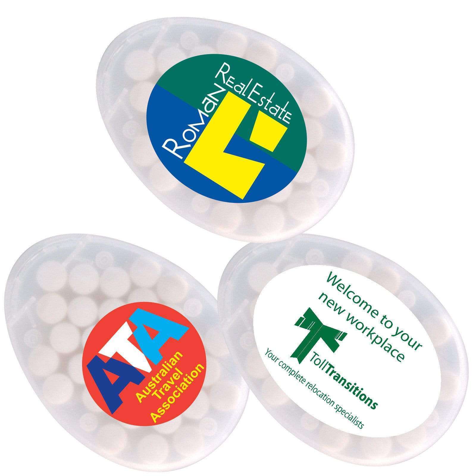 Sugar Free Breath Mints - Egg Shape Promotional packs - 250 packs Goody Goody Gum Drops online lolly shop