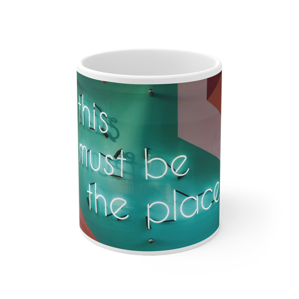 "This must be the place" ceramic coffee mug Goody Goody Gum Drops online lolly shop