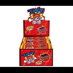 TNT Sour Chew Bars Red Raspberry Shock Goody Goody Gum Drops online lolly shop