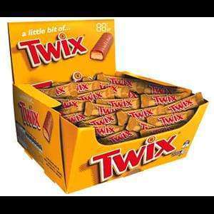 TWIX PICK &amp; MIX ( 50 x 14.5 Gm bars) Goody Goody Gum Drops online lolly shop