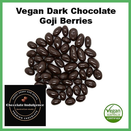 Vegan Dark Chocolate Goji Berries - Chocolate Indulgence Goody Goody Gum Drops online lolly shop