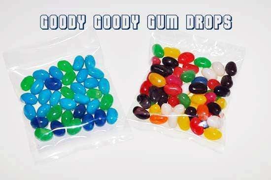 Wedding Goody Goody Mini Jelly Beans in Clear Bags (100 x 50 gm bags) Goody Goody Gum Drops online lolly shop
