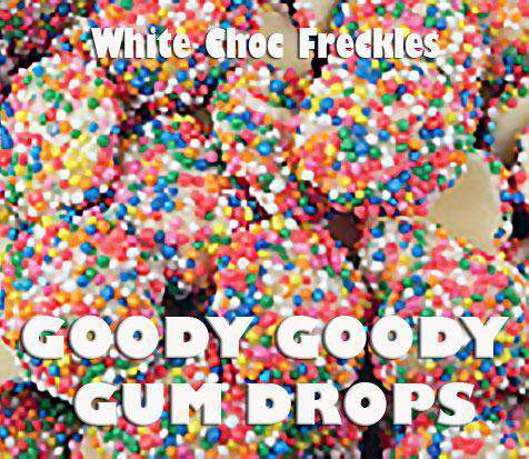 White Chocolate Freckles 1 Kg Goody Goody Gum Drops online lolly shop
