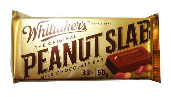 Whittaker&#39;s Peanut Slab (50 x 50 gm bars) Goody Goody Gum Drops online lolly shop